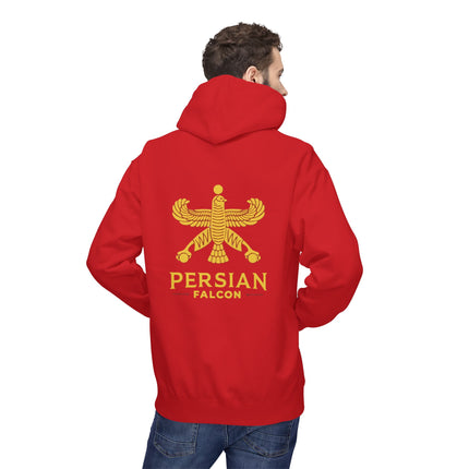 Unisex Midweight Classic Falcon Shahbaz Fleece Hoodie – Soft, Stylish & Timeless