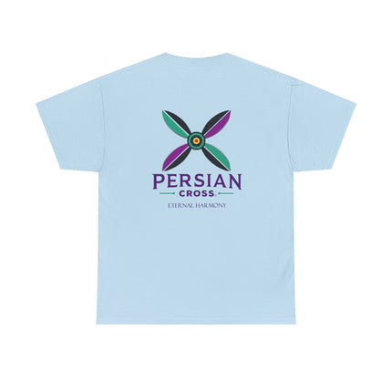 Personalised Unisex T-Shirt. Ancient Persia Modern Heritage Design. Sassanid Empire Era. Legendary Persian Derafsh. Modern Cultural Tee
