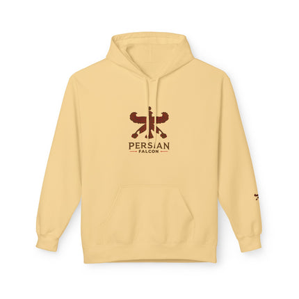 Unisex Midweight Classic Falcon Shahbaz Fleece Hoodie – Soft, Stylish & Timeless