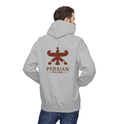 Unisex Midweight Classic Falcon Shahbaz Fleece Hoodie – Soft, Stylish & Timeless