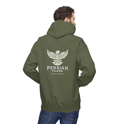 Unisex Midweight Falcon Shahbaz Fleece Hoodie – Soft, Stylish & Timeless