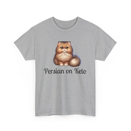 Personalised Persian Cat T-Shirt – 100% Cotton, Soft & Comfy