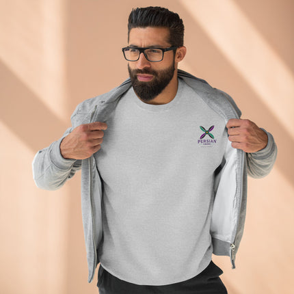 Personalised Unisex Sweatshirt. Ancient Persia. Modern Heritage Persian DerafshCrossDesign. Modern Cultural Clothing.