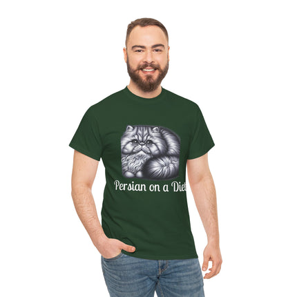 Personalised Persian Cat T-Shirt – 100% Cotton, Soft & Comfy