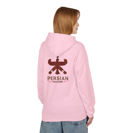 Unisex Midweight Classic Falcon Shahbaz Fleece Hoodie – Soft, Stylish & Timeless