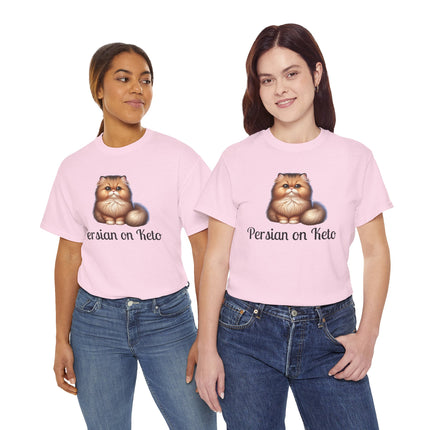 Personalised Persian Cat T-Shirt – 100% Cotton, Soft & Comfy