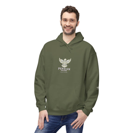 Unisex Midweight Falcon Shahbaz Fleece Hoodie – Soft, Stylish & Timeless
