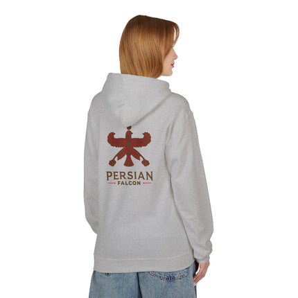 Unisex Midweight Classic Falcon Shahbaz Fleece Hoodie – Soft, Stylish & Timeless