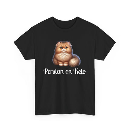 Personalised Persian Cat T-Shirt – 100% Cotton, Soft & Comfy