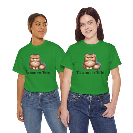 Personalised Persian Cat T-Shirt – 100% Cotton, Soft & Comfy