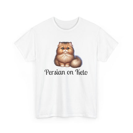 Personalised Persian Cat T-Shirt – 100% Cotton, Soft & Comfy