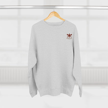 Personalised Unisex Sweatshirt. Ancient Persia. Classic Heritage Persian shahbaz Falcon Design. Modern Cultural Clothing.