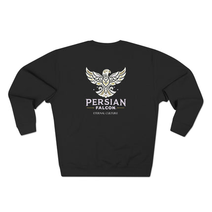 Personalised Unisex Sweatshirt. Ancient Persia Modern Heritage Design. Achaemenid Empire Era. Cyrus the Great. Legendary Persian Shahbaz Falcon. Modern Cultural Clothing