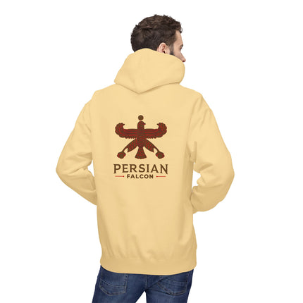 Unisex Midweight Classic Falcon Shahbaz Fleece Hoodie – Soft, Stylish & Timeless