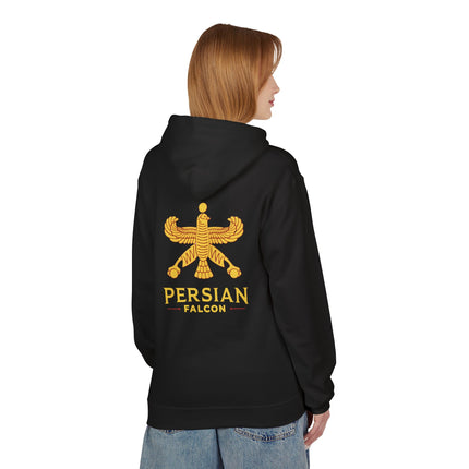 Unisex Midweight Classic Falcon Shahbaz Fleece Hoodie – Soft, Stylish & Timeless