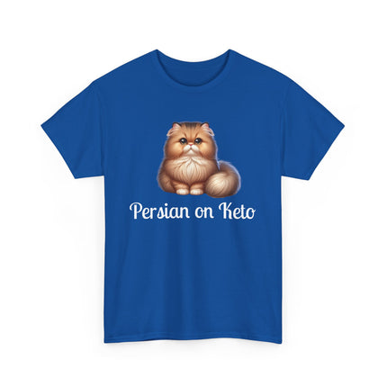Personalised Persian Cat T-Shirt – 100% Cotton, Soft & Comfy