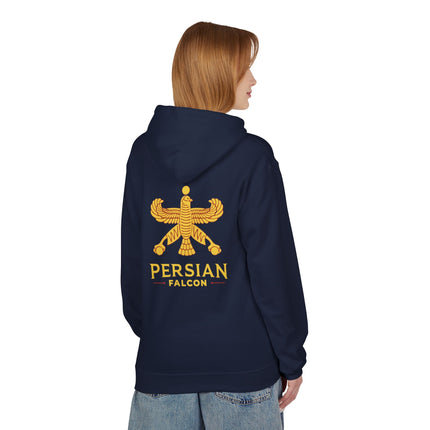 Unisex Midweight Classic Falcon Shahbaz Fleece Hoodie – Soft, Stylish & Timeless