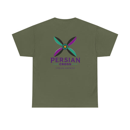 Personalised Unisex T-Shirt. Ancient Persia Modern Heritage Design. Sassanid Empire Era. Legendary Persian Derafsh. Modern Cultural Tee
