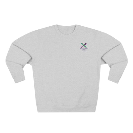 Personalised Unisex Sweatshirt. Ancient Persia. Modern Heritage Persian DerafshCrossDesign. Modern Cultural Clothing.