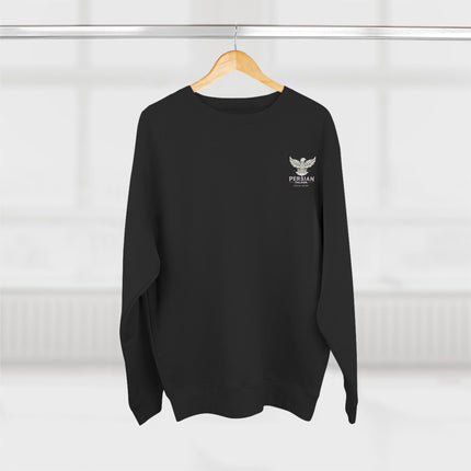 Personalised Unisex Sweatshirt. Ancient Persia Modern Heritage Design. Achaemenid Empire Era. Cyrus the Great. Legendary Persian Shahbaz Falcon. Modern Cultural Clothing