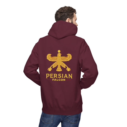 Unisex Midweight Classic Falcon Shahbaz Fleece Hoodie – Soft, Stylish & Timeless