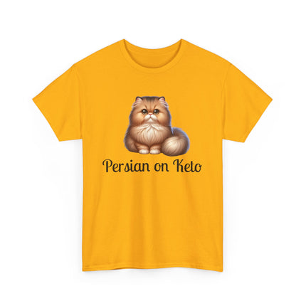 Personalised Persian Cat T-Shirt – 100% Cotton, Soft & Comfy
