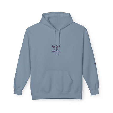 Unisex Midweight Falcon Shahbaz Fleece Hoodie – Soft, Stylish & Timeless
