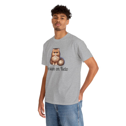 Personalised Persian Cat T-Shirt – 100% Cotton, Soft & Comfy