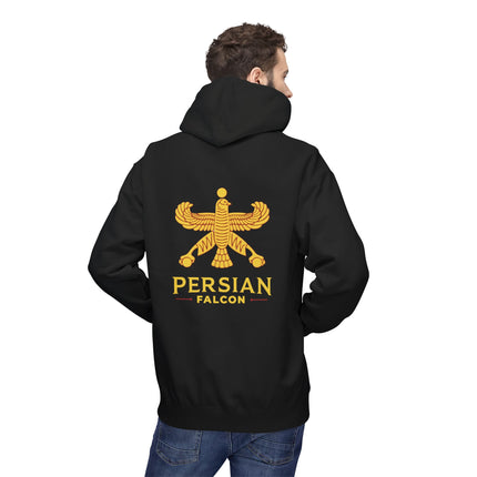 Unisex Midweight Classic Falcon Shahbaz Fleece Hoodie – Soft, Stylish & Timeless