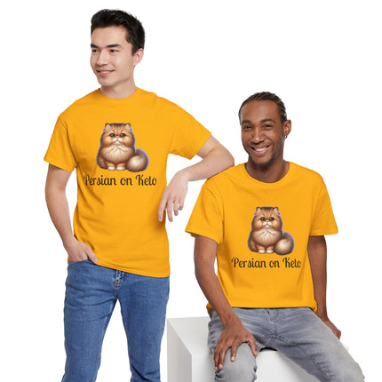 Personalised Persian Cat T-Shirt – 100% Cotton, Soft & Comfy