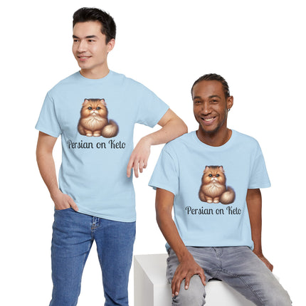 Personalised Persian Cat T-Shirt – 100% Cotton, Soft & Comfy