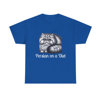 Personalised Persian Cat T-Shirt – 100% Cotton, Soft & Comfy