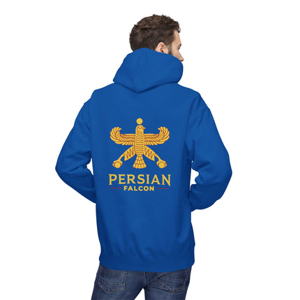 Unisex Midweight Classic Falcon Shahbaz Fleece Hoodie – Soft, Stylish & Timeless