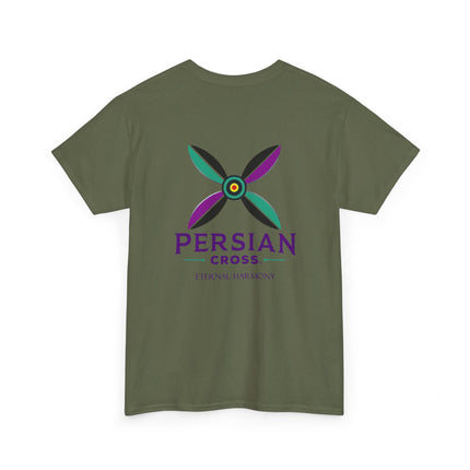 Personalised Unisex T-Shirt. Ancient Persia Modern Heritage Design. Sassanid Empire Era. Legendary Persian Derafsh. Modern Cultural Tee