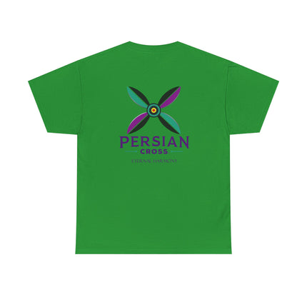 Personalised Unisex T-Shirt. Ancient Persia Modern Heritage Design. Sassanid Empire Era. Legendary Persian Derafsh. Modern Cultural Tee