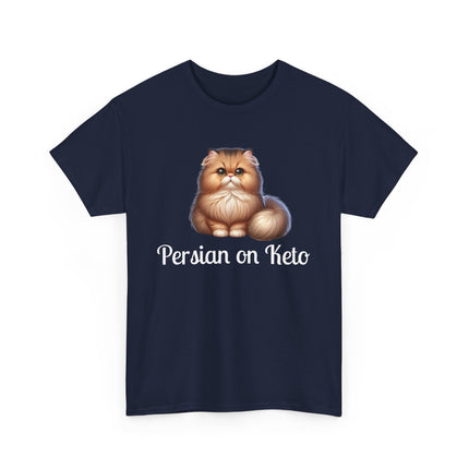 Personalised Persian Cat T-Shirt – 100% Cotton, Soft & Comfy