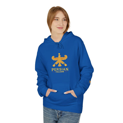 Unisex Midweight Classic Falcon Shahbaz Fleece Hoodie – Soft, Stylish & Timeless