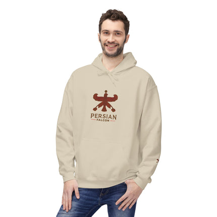 Unisex Midweight Classic Falcon Shahbaz Fleece Hoodie – Soft, Stylish & Timeless