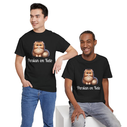 Personalised Persian Cat T-Shirt – 100% Cotton, Soft & Comfy