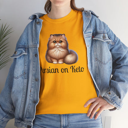 Personalised Persian Cat T-Shirt – 100% Cotton, Soft & Comfy