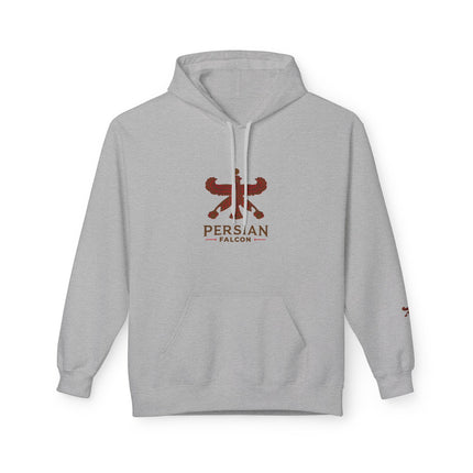 Unisex Midweight Classic Falcon Shahbaz Fleece Hoodie – Soft, Stylish & Timeless