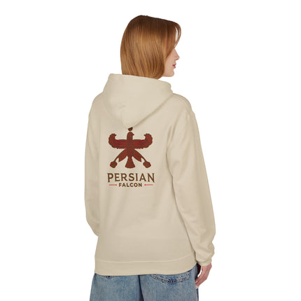 Unisex Midweight Classic Falcon Shahbaz Fleece Hoodie – Soft, Stylish & Timeless