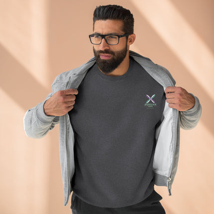 Personalised Unisex Sweatshirt. Ancient Persia. Modern Heritage Persian DerafshCrossDesign. Modern Cultural Clothing.