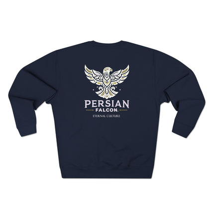 Personalised Unisex Sweatshirt. Ancient Persia Modern Heritage Design. Achaemenid Empire Era. Cyrus the Great. Legendary Persian Shahbaz Falcon. Modern Cultural Clothing