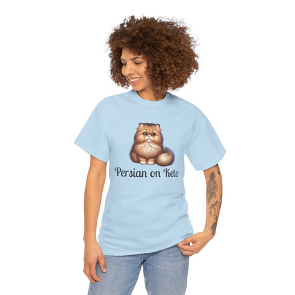 Personalised Persian Cat T-Shirt – 100% Cotton, Soft & Comfy