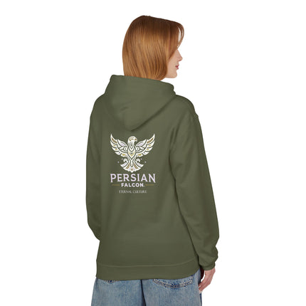 Unisex Midweight Falcon Shahbaz Fleece Hoodie – Soft, Stylish & Timeless