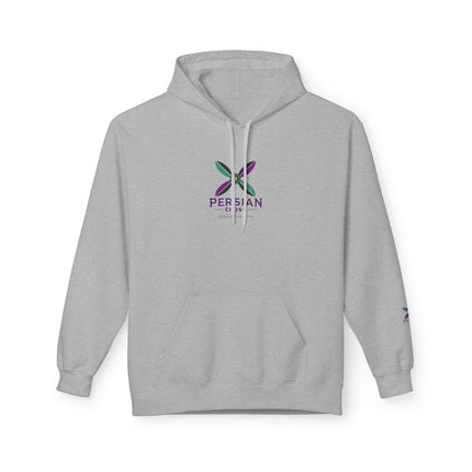 Personilised Unisex Midweight sassanid Persian Cross Fleece Hoodie – Soft, Stylish & Timeless