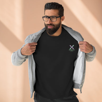 Personalised Unisex Sweatshirt. Ancient Persia. Modern Heritage Persian DerafshCrossDesign. Modern Cultural Clothing.
