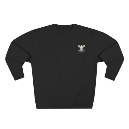 Personalised Unisex Sweatshirt. Ancient Persia Modern Heritage Design. Achaemenid Empire Era. Cyrus the Great. Legendary Persian Shahbaz Falcon. Modern Cultural Clothing