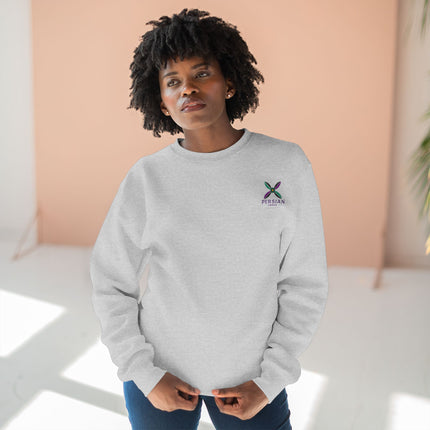Personalised Unisex Sweatshirt. Ancient Persia. Modern Heritage Persian DerafshCrossDesign. Modern Cultural Clothing.